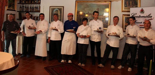 Gruppo degli chef con nomination nazionale