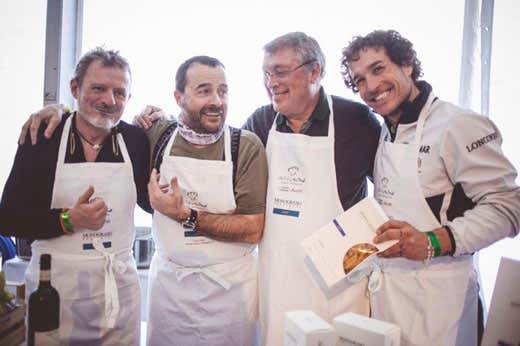 da sinistra: Alberto Lupini, Giancarlo Morelli, Mario Colombo e Giorgio Rocca da sinistra: Alberto Lupini, Giancarlo Morelli, Mario Colombo e Giorgio Rocca