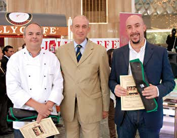  da sinistra Walter Redaelli, Frediano Tinti della Fiskars e Massimo Stella