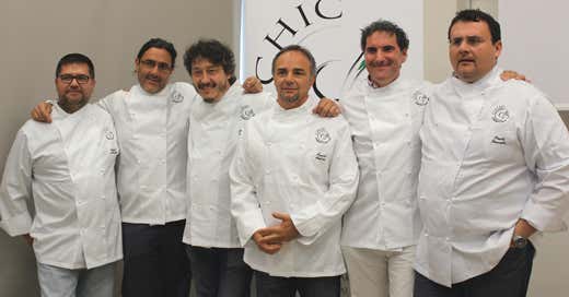 Da sinistra: Angelo Sabatelli, Stefano Masanti, Flavio Costa, Marco Sacco, Pino Lavarra e Paolo Barrale Da sinistra: Angelo Sabatelli, Stefano Masanti, Flavio Costa, Marco Sacco, Pino Lavarra e Paolo Barrale