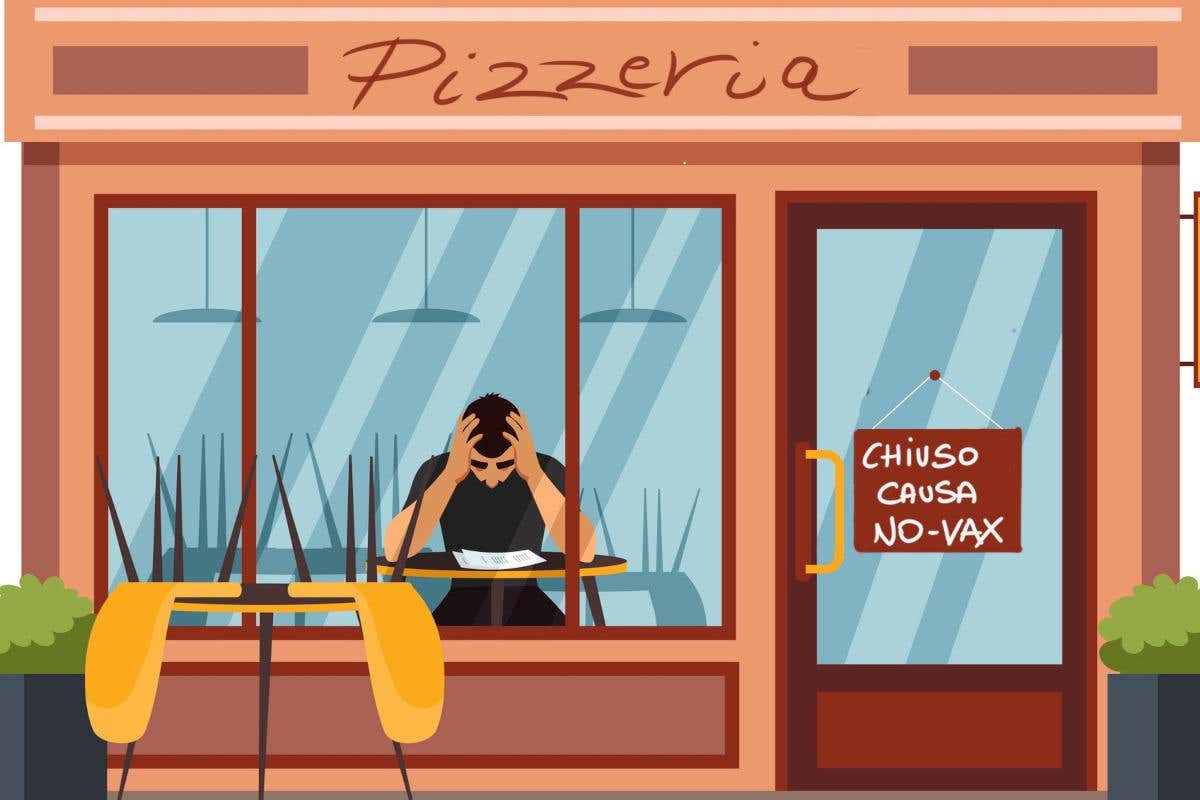 E se l'unico cuoco o pizzaiolo del locale è no vax e non vuole fare i tamponi?