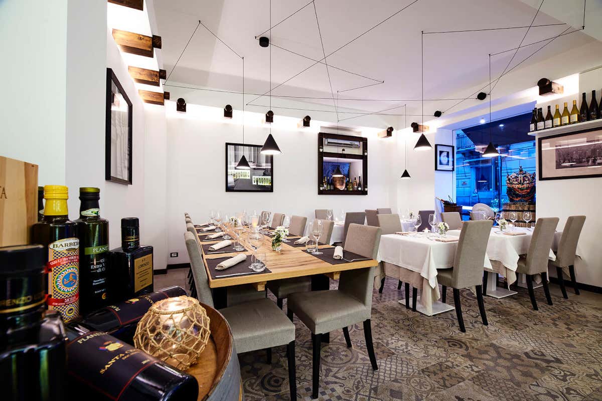 La sala del ristorante Ciambra