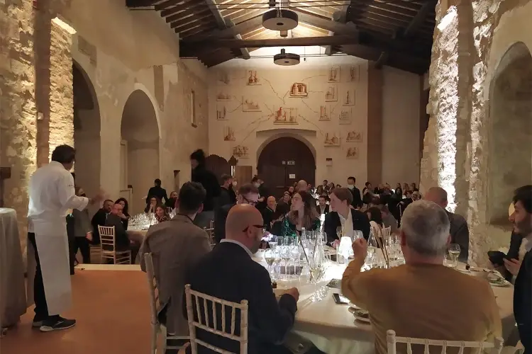 Un momento del Gran gal&agrave; Cibo di Mezzo, continua il progetto per valorizzare le terre tra il Garda e l'Iseo