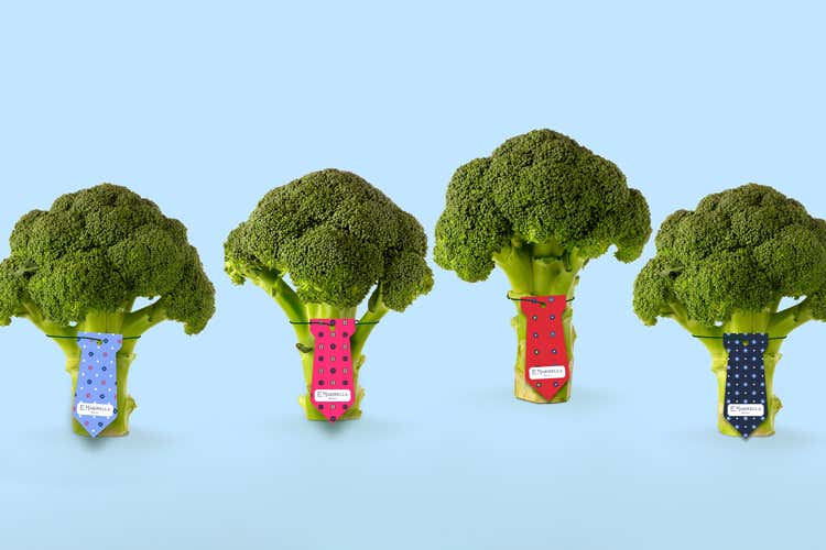 Il broccolo con la cravatta firmato Citrus (Cibo e moda, Citrus sostiene il progetto Salute al Maschile)