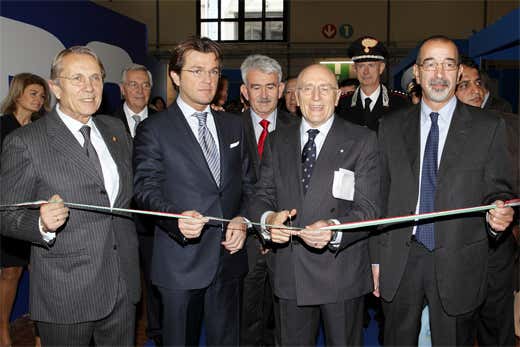 Da sinistra: Franco Boni, Pietro Vignani, Umberto Vattani e Vincenzo Bernazzoli