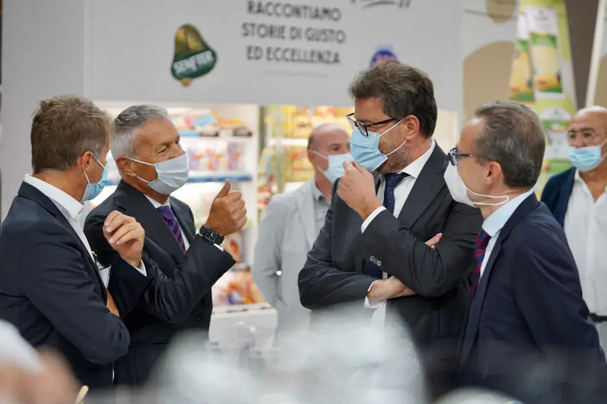 Giancarlo Giorgetti a Cibus 