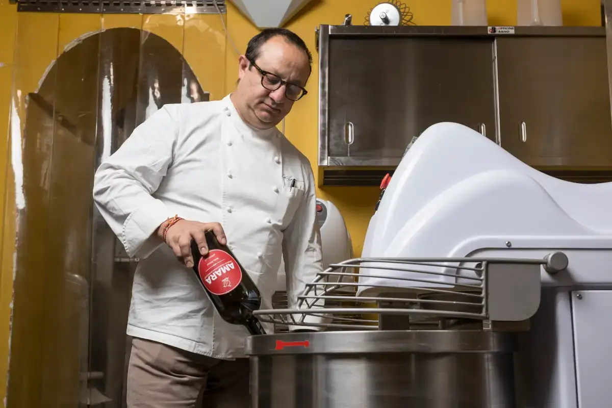 Ciccio Sultano Stellato, il panettone artigianale di Amaro Amara e Ciccio Sultano