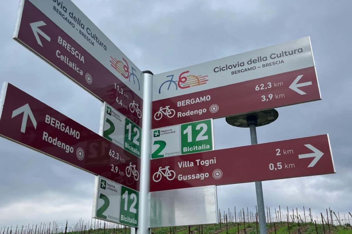 Da Bergamo a Brescia in bicicletta: inaugurata la Ciclovia culturale Da Bergamo a Brescia in bicicletta: inaugurata la Ciclovia culturale