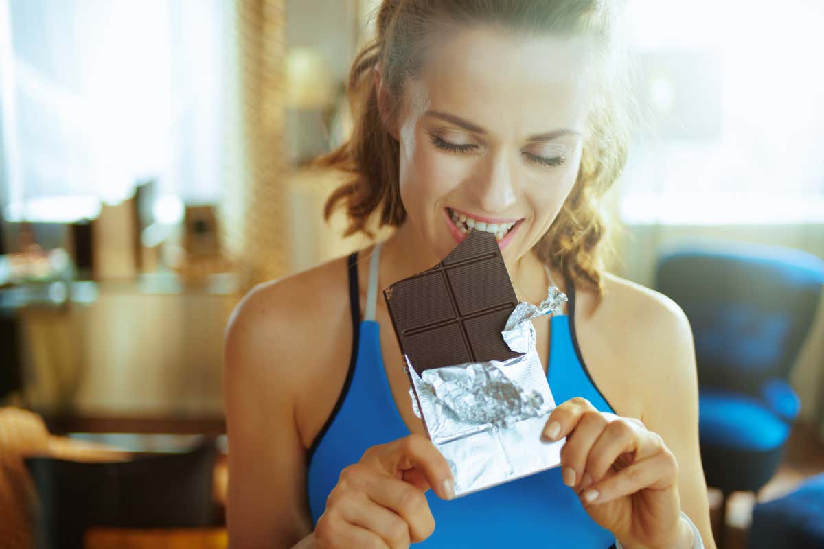 Nel post allenamento il cioccolato può accompagnare uno spuntino completo e bilanciato