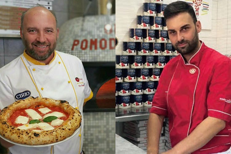Ciro Magnetti e Giuseppe Cardone (Pomodoro Cirio Alta Cucina omaggia i suoi pizzaioli mondiali)