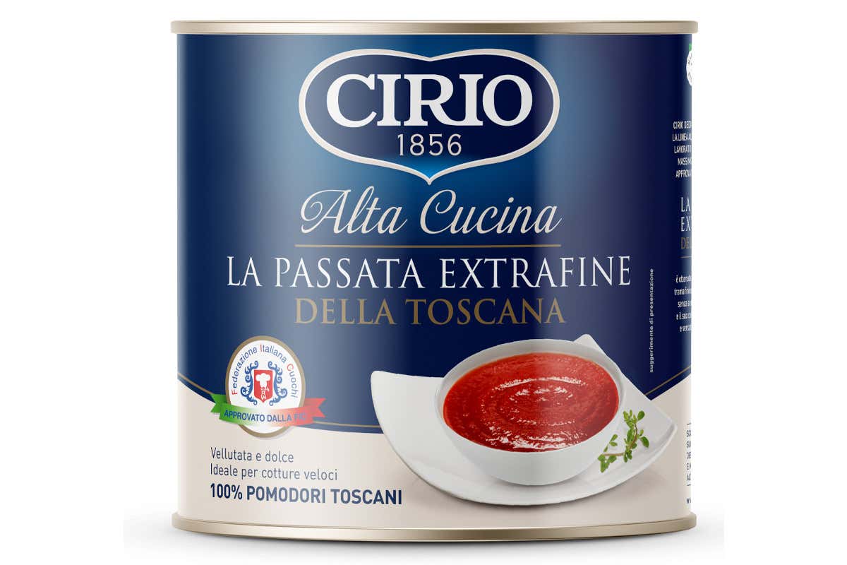 “Passata extrafine della Toscana”, la nuova proposta di Cirio Alta Cucina Cirio Alta Cucina presenta la nuova “Passata extrafine della Toscana”