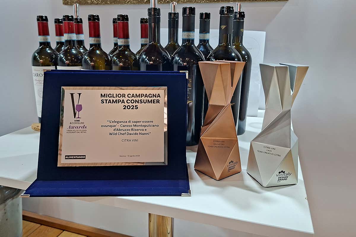 L'Award ricevuto da Citra Vini per la Miglior Campagna Stampa Consumer 2025