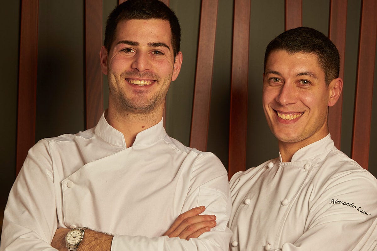 Mattia Fabris e Alessandro Laganà Cocciuto, non solo pizza. In cucina un “duo” di chef