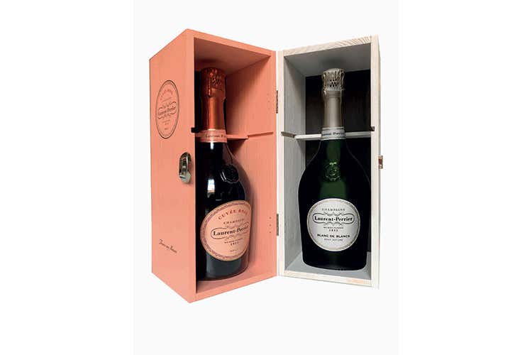 Cuvée Rosé e Blanc de Blancs Le Feste con Laurent-Perrier Cuvée Rosé e Blanc de Blancs Le Feste con Laurent-Perrier