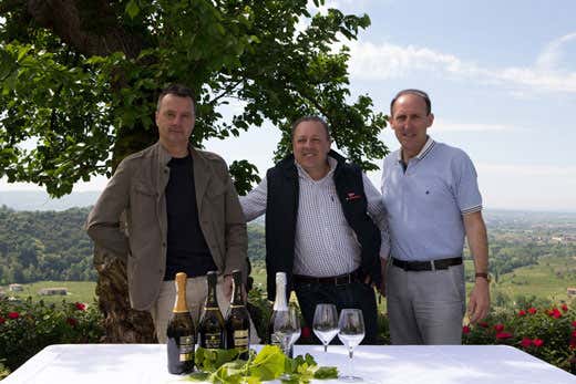 da sinistra: Loris dall'Acqua, Francesco Miotto e Paolo De Bortoli da sinistra: Loris dall'Acqua, Francesco Miotto e Paolo De Bortoli