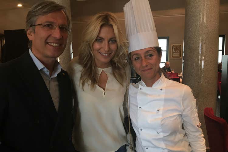 Enrico Dandolo, Federica Fontana e Paola Marchesi (&laquo;A colazione il momento pi&ugrave; bello&raquo;  A Tavola con... Federica Fontana)