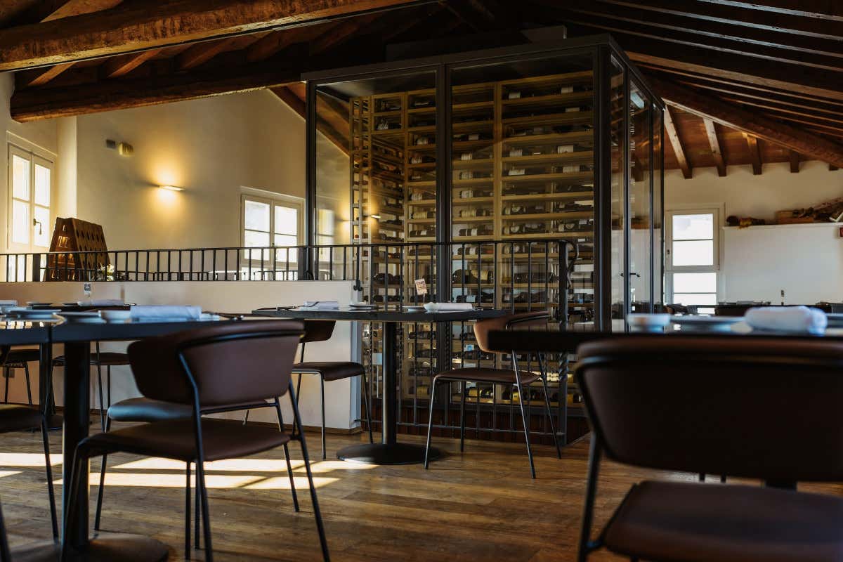 Una delle sale del ristorante La Coldana