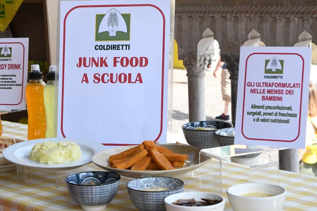 Manifesto per scuole più sane: stop cibi spazzatura e ultraprocessati in mensa Manifesto per scuole più sane: stop cibi spazzatura e ultraprocessati in mensa