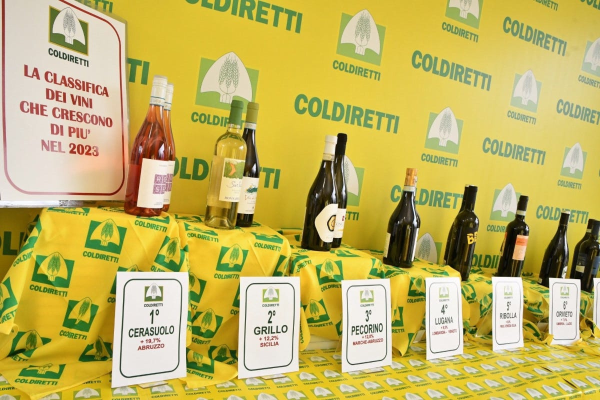 Vini italiani è boom degli autoctoni: il Cerasuolo d'Abruzzo in testa
