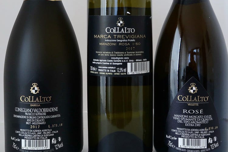 L'azienda produce 20 etichette e 850mila bottiglie l'anno (I vini principeschi di Collalto)