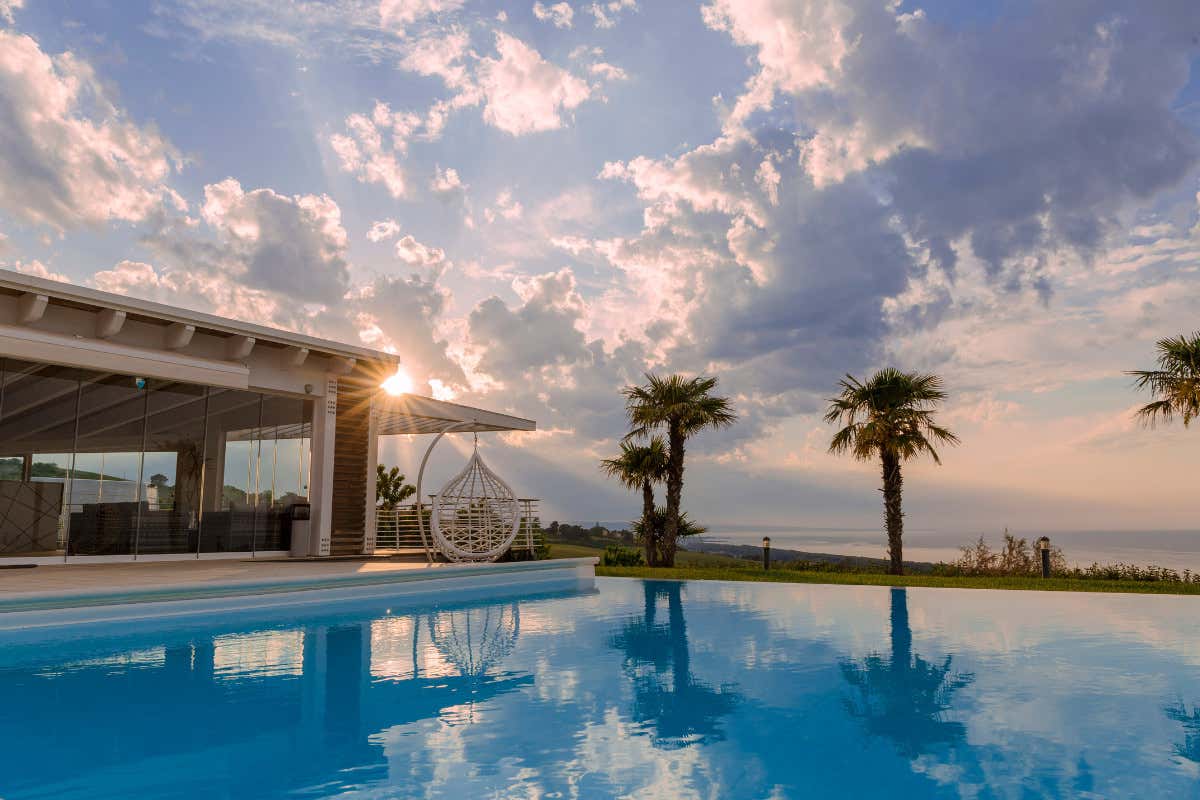 La piscina del Colle degli Ulivi