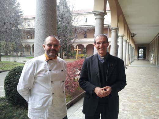 Giovanni Guadagno e Don Gianluigi Frova