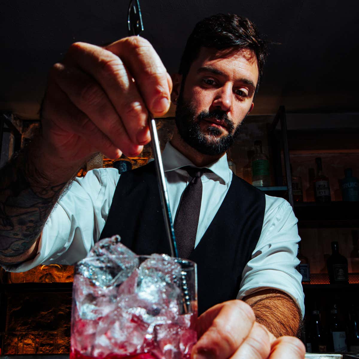Il bartender di Akoya, Simone Tasini