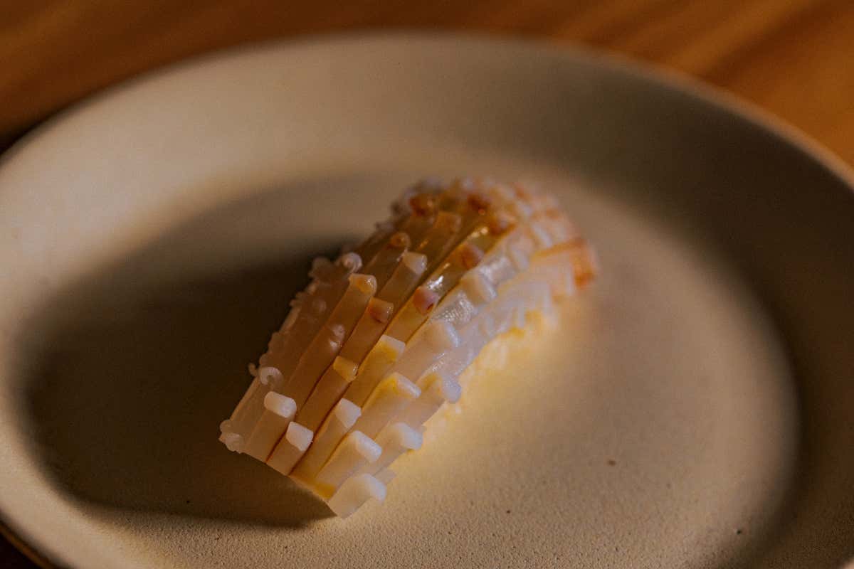 Nigiri a base di calamaro