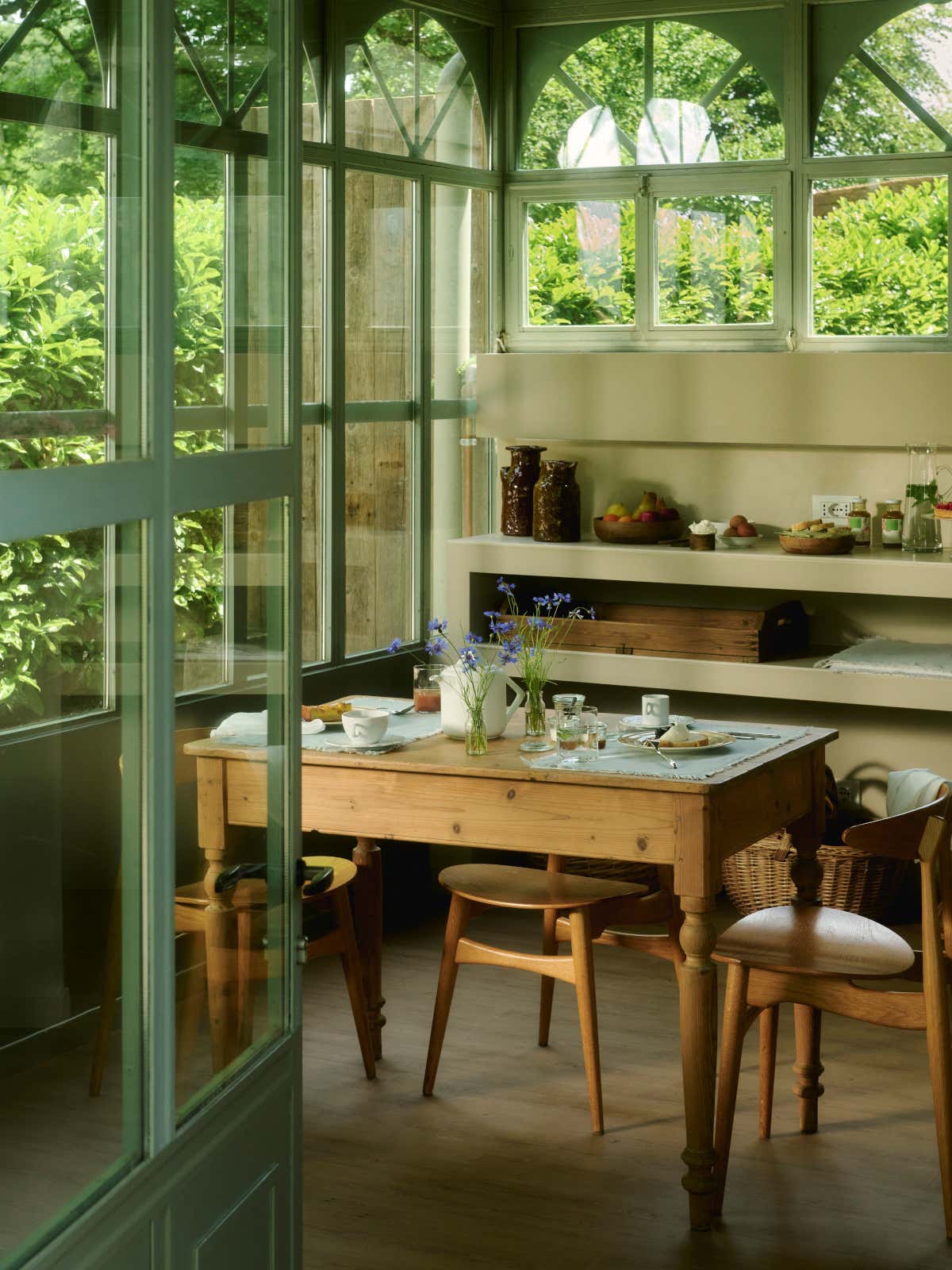 La sala delle colazioni dell'agriturismo Capuccina (Foto: Savour)