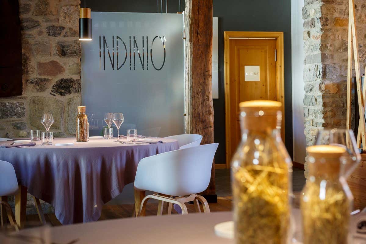 La sala del ristorante Indiniò