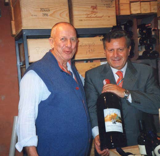 Luigi Veronelli e Rocco Montereale Luigi Veronelli e Rocco Montereale