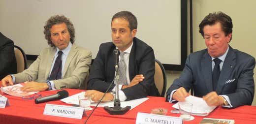 da sinistra: Gabriele Pagliardini, Fabrizio Nardoni e Giuseppe Martelli da sinistra: Gabriele Pagliardini, Fabrizio Nardoni e Giuseppe Martelli