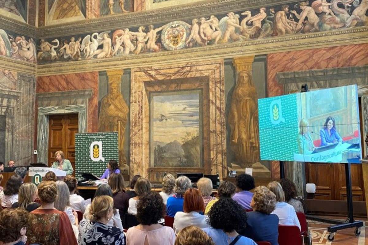 La presentazione dei dati all'evento Le donne unite per l'acqua In 10 anni sono raddoppiate le imprese agricole guidate da donne