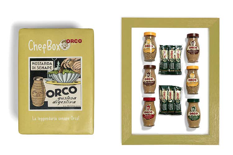 Lo chef box di Orco - Salse Orco, un packaging a Natale che ne racconta i 110 anni di storia