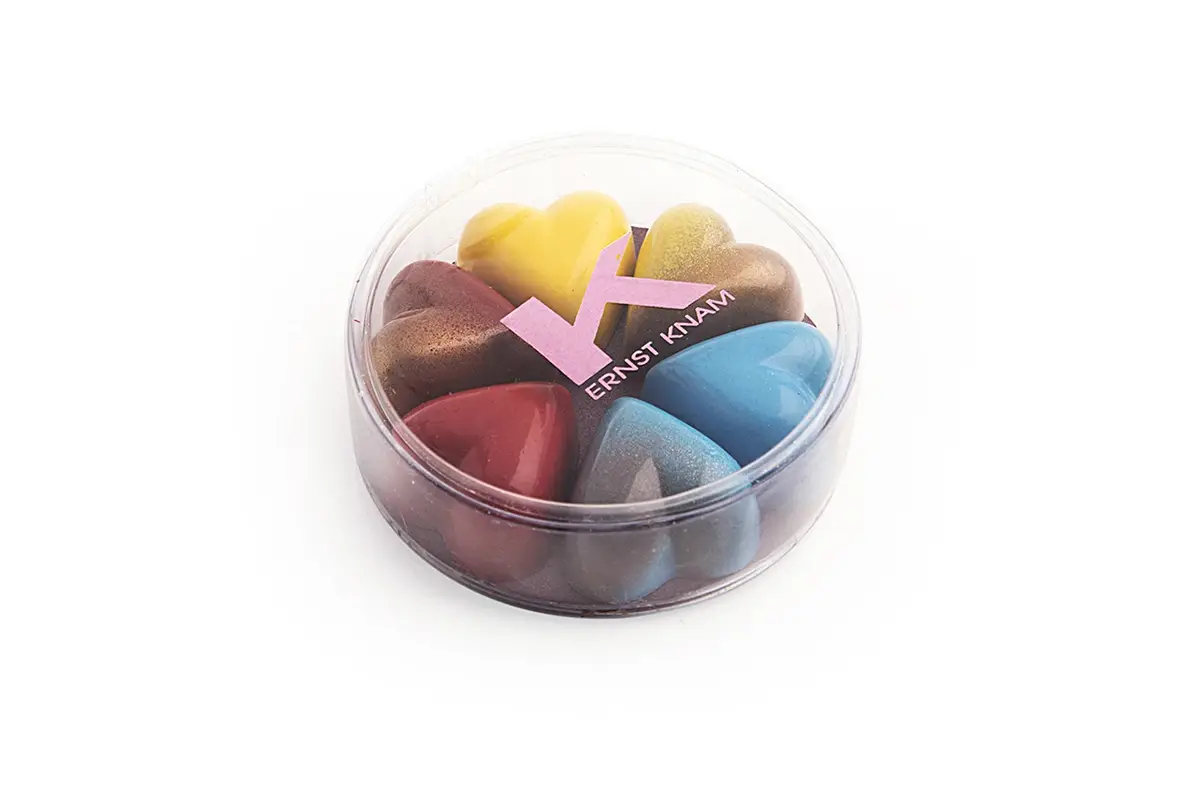 Praline multicolor Non &egrave; San Valentino senza cioccolato! Ecco le proposte di Ernst Knam