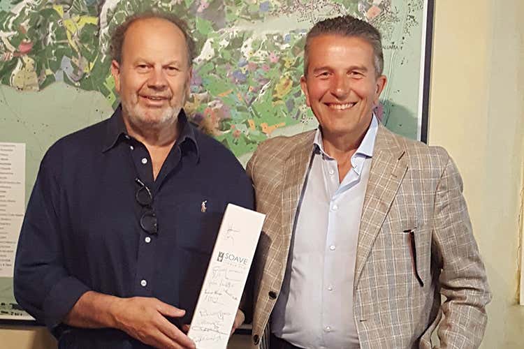 Arturo Stocchetti e Sandro Gini (Sandro Gini, nuovo presidente del Consorzio Tutela Vino Soave)