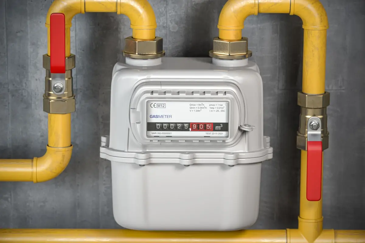 Un contatore del gas Furto di gas, a processo 54 gestori di bar, ristoranti, hotel e palestre