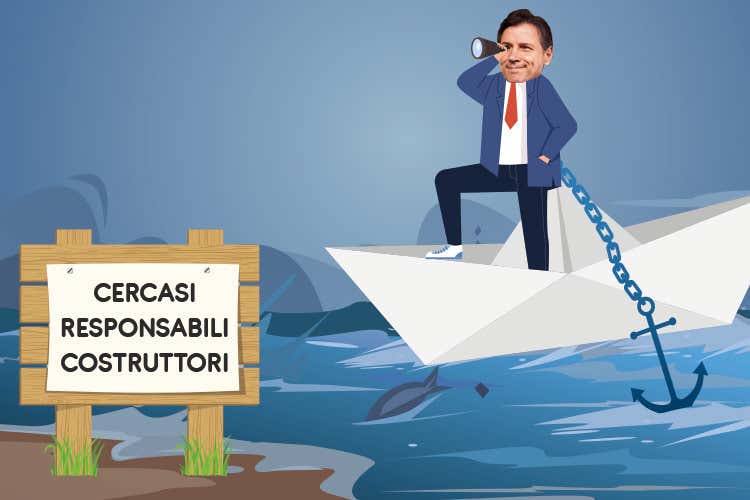 Il premier Conte naviga a vista e va in cerca dei voti del Parlamento - Conte si ancora alla poltrona Turismo e accoglienza dimenticati