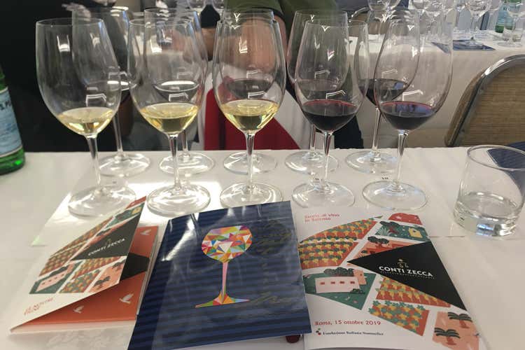 La degustazione è avvenuta nella sede dell'Ais (Passeggiata in Salentocon i vini di Conti Zecca)