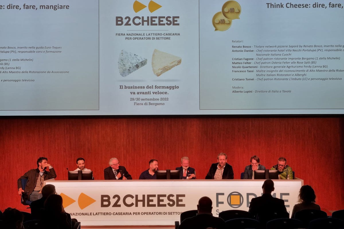 I relatori di «Think Cheese: dire, fare, mangiare» al B2Cheese 