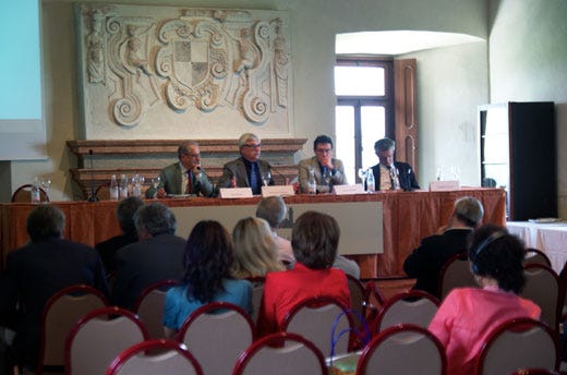 Enzo Perillo, Antonio Cancian, Franco Adami e Giancarlo Scottà. Foto: Riccardo Melillo