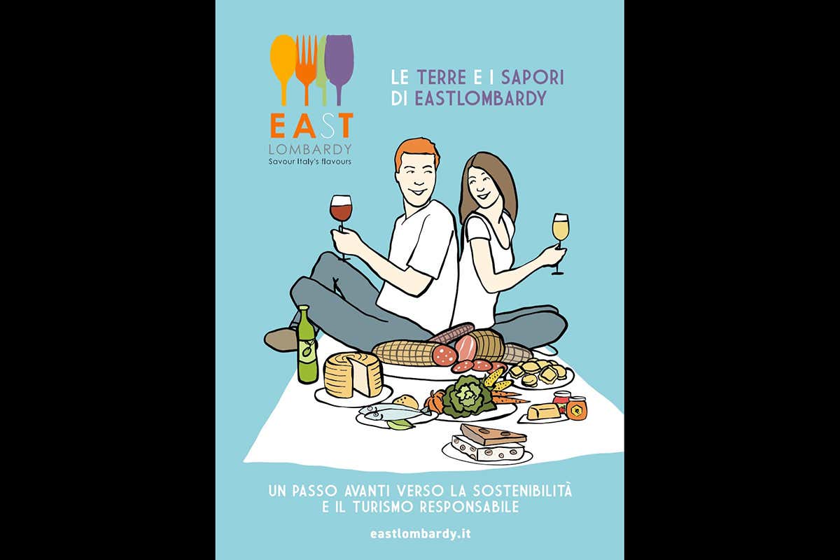 La copertina della nuova brochure Le tipicità di East Lombardy a portata di mano