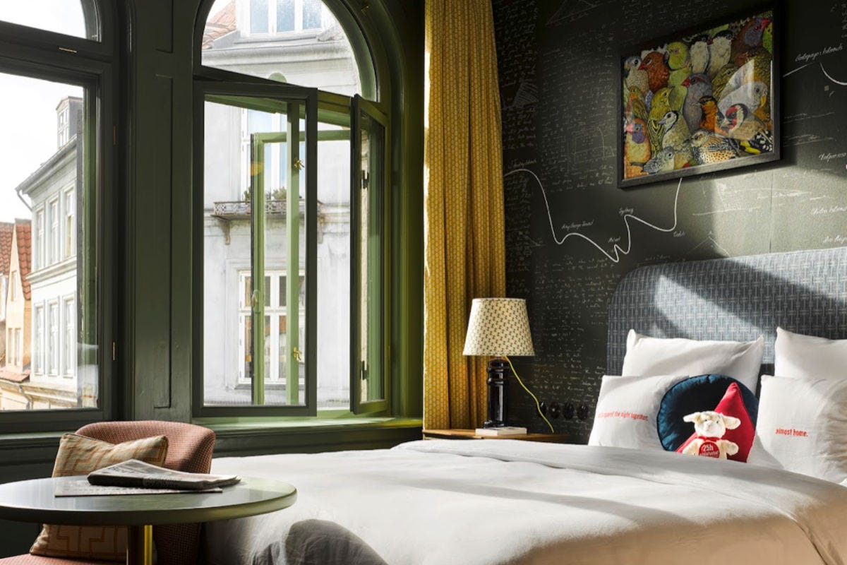 Una delle stanze dell'25hours Indre By Da fabbrica di porcellana ad albergo: 25hours apre un nuovo hotel a Copenhagen