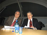 Da sinistra: Nicolò Costa e Renato Mannheimer