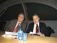 Da sinistra: Nicol&ograve; Costa e Renato Mannheimer