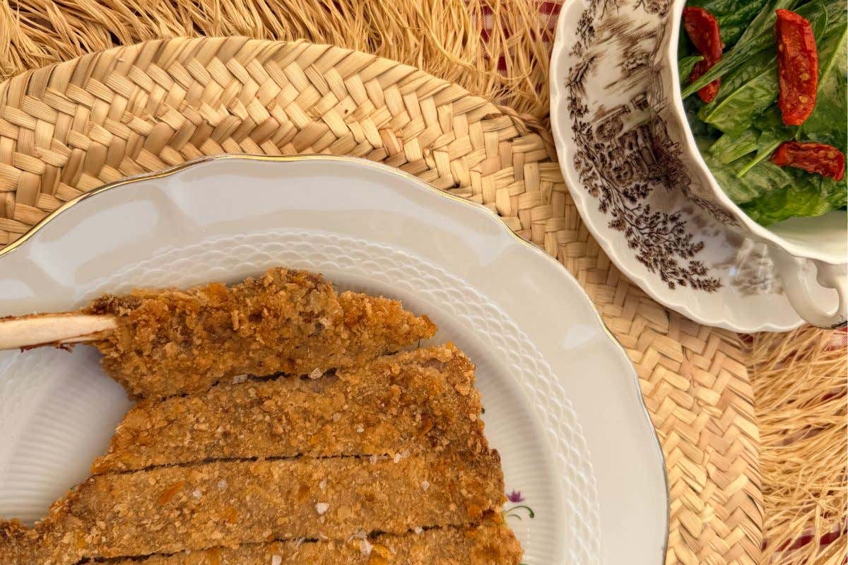 Tradizione e consistenze: la croccante e ben eseguita milanese di cinghiale dello chef Barone