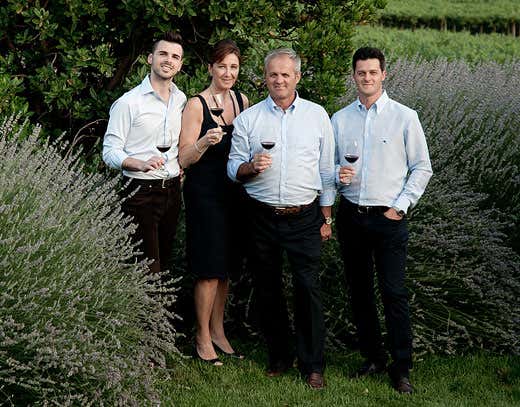da sinistra: Mattia, Annalberta, Diego e Michele Cottini