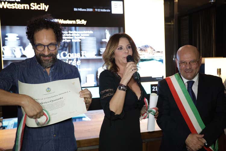 Federico Quaranta, Marzia Roncacci e Giuseppe Peraino (Cous cous, festa in Sicilia nel segno dell’integrazione)