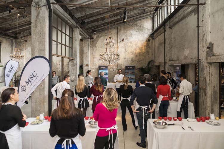 (Cracco firma i piatti di Msc Crociere Suo il menu per la World Cruise) (Cracco firma i piatti di Msc Crociere Suo il menu per la World Cruise)