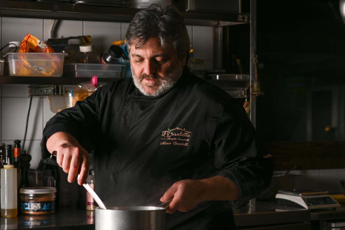 Marco Ceccobelli, Chef e proprietario dell'agriristorante Il Casaletto